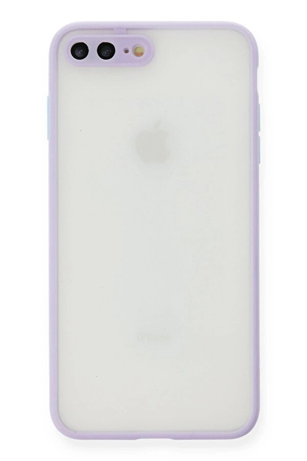 İphone 7 Plus Kılıf Montreal Si̇li̇kon Kapak - Mor - Dropx1601-4791