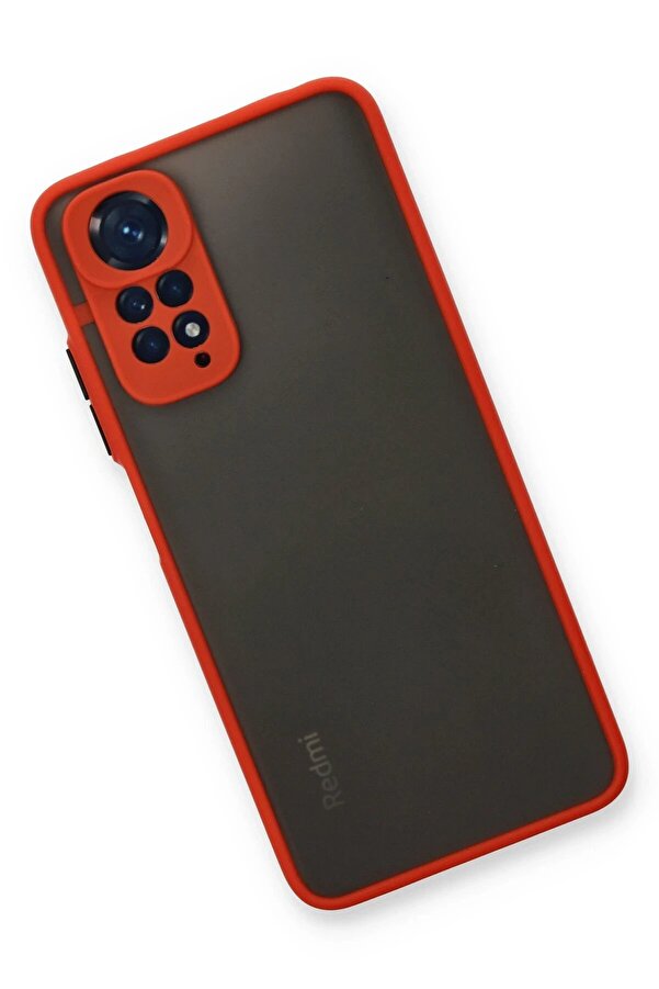 Xi̇aomi̇ Redmi̇ Note 11 Pro Kılıf Montreal Si̇li̇kon Kapak - Kırmızı - Dropx9637-8112
