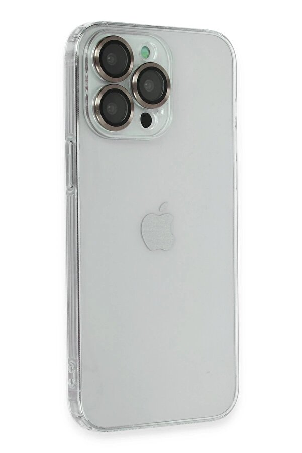 İphone 14 Pro Max Kılıf Luko Lens Si̇li̇kon - Gold - Dropx5854-8002