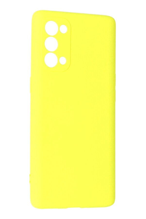 Oppo Reno 5 Pro Kılıf Fi̇rst Si̇li̇kon - Sarı - Dropx7957-2848