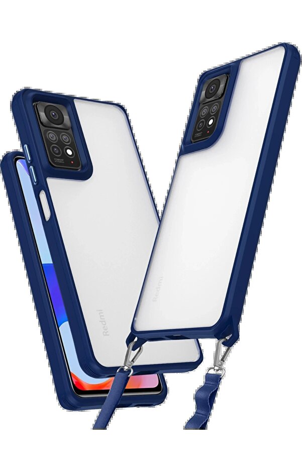 Xi̇aomi̇ Redmi̇ Note 11 Pro Kılıf Penta Si̇li̇kon Kılıf - Laci̇vert - Dropx7092-1912