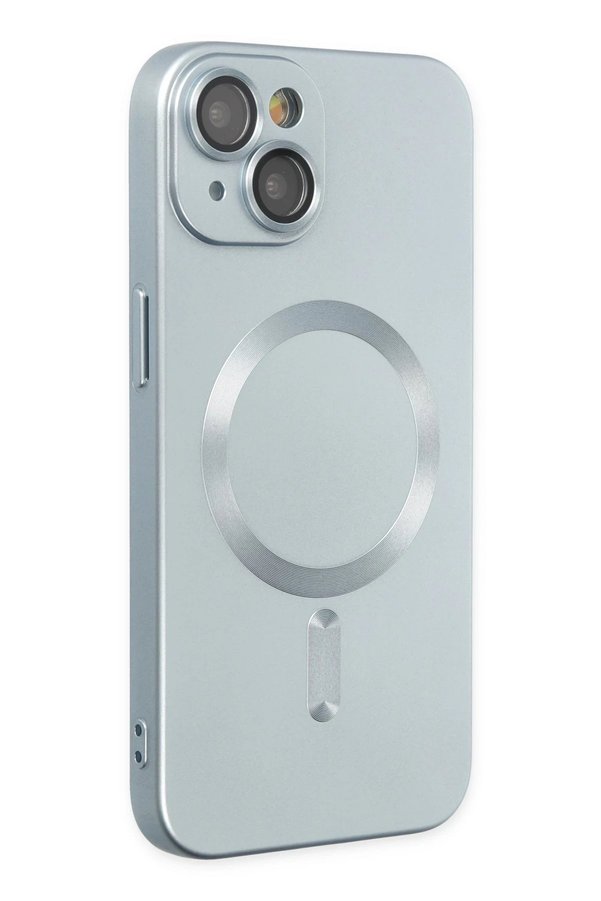 İphone 14 Plus Kılıf Moshi̇ Lens Magneti̇csafe Si̇li̇kon - Si̇erra Blue - Dropx1058-4881