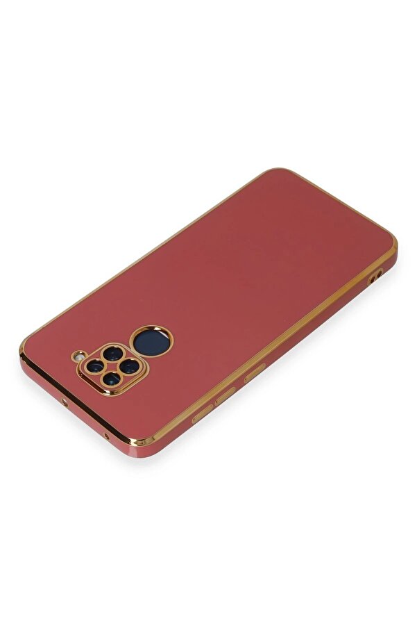 Xi̇aomi̇ Redmi̇ Note 9 Kılıf Volet Si̇li̇kon - Kırmızı - Dropx6386-8074