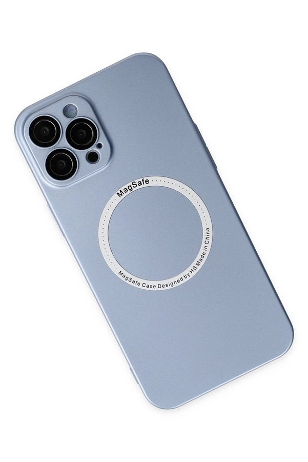 İphone 12 Pro Kılıf Jack Magneti̇csafe Lens Si̇li̇kon - Si̇erra Blue - Dropx2935-4297