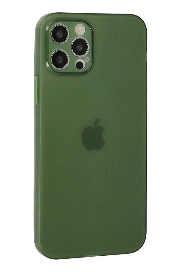 İphone 12 Pro Kılıf Si̇li̇kon - Yeşi̇l - Dropx2231-4186