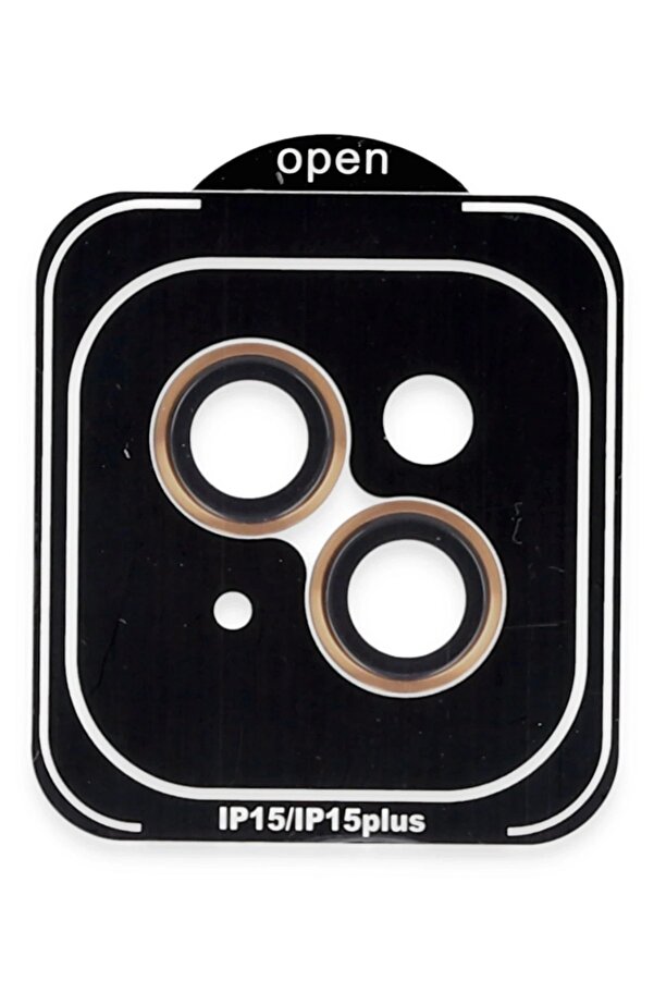 İphone 14 Pvd Metal Kamera Lens - Turuncu - Dropx8272-2639