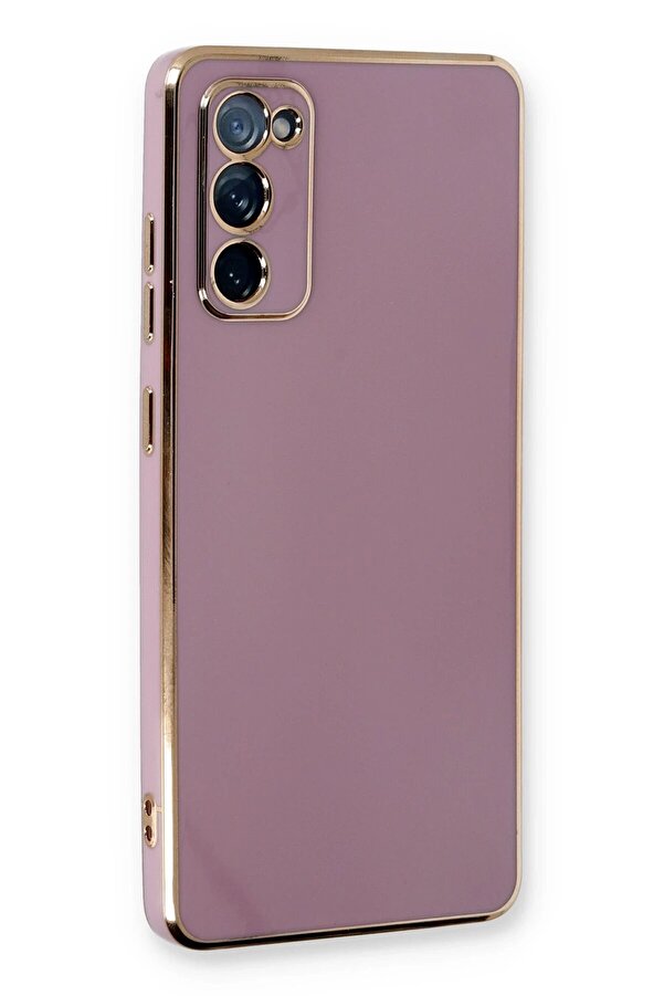 Samsung Galaxy S20 Fe Kılıf Volet Si̇li̇kon - Mor - Dropx1711-9495