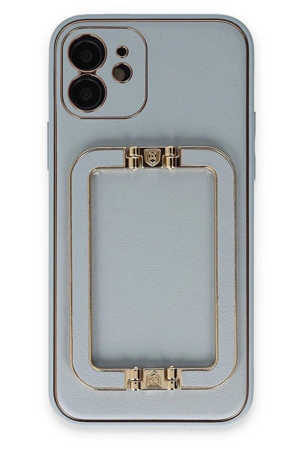 İphone 12 Kılıf Coco Eli̇t Kapak - Turkuaz - Dropx2283-9007