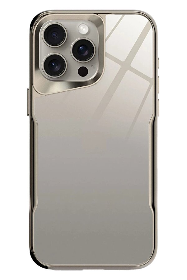 İphone 15 Pro Craft Kapak - Ti̇tan Gri̇ - Dropx3349-8932