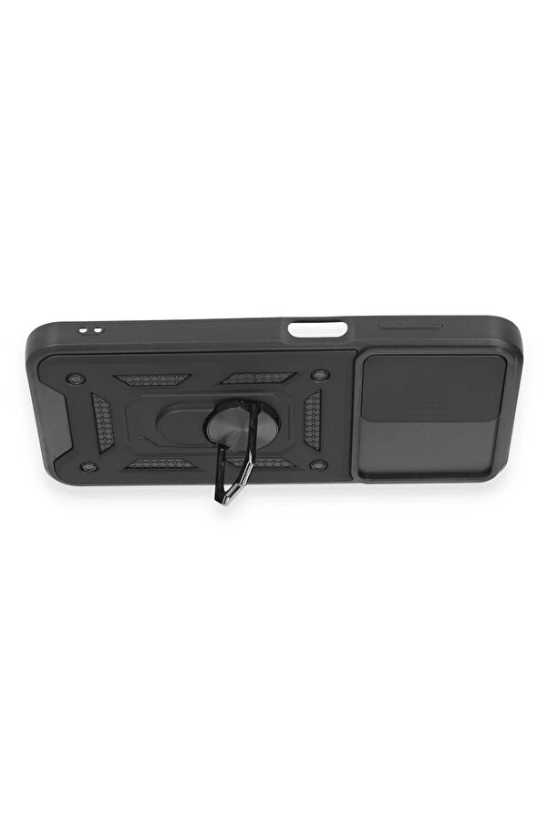 Samsung Galaxy M14 5G Kılıf Pars Lens Yüzüklü Si̇li̇kon - Si̇yah - Dropx5392-8272
