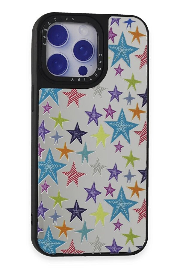 İphone 15 Pro Kılıf Mi̇rror Desenli̇ Kapak - Mi̇rror - 18 - Dropx2512-1647