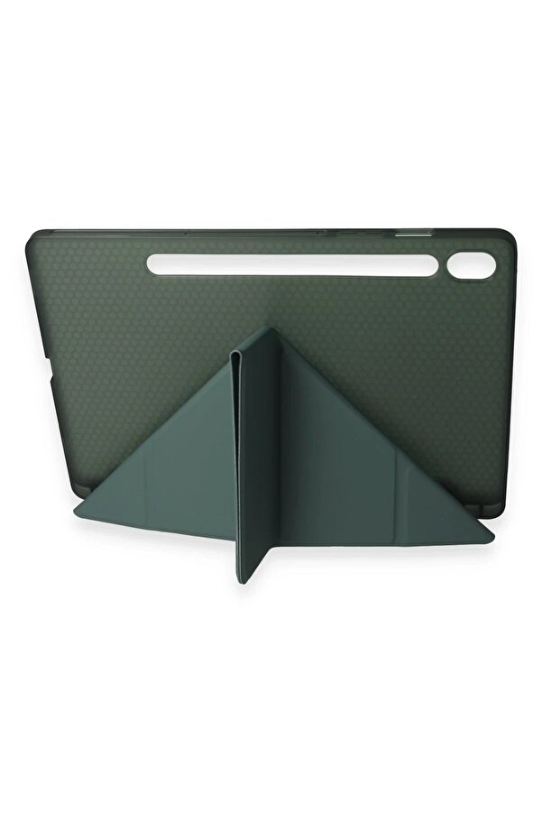 Samsung Galaxy T870 Tab S7 11 Kılıf Kalemli̇kli̇ Mars Tablet Kılıfı - Koyu Ye - Dropx3015-6297