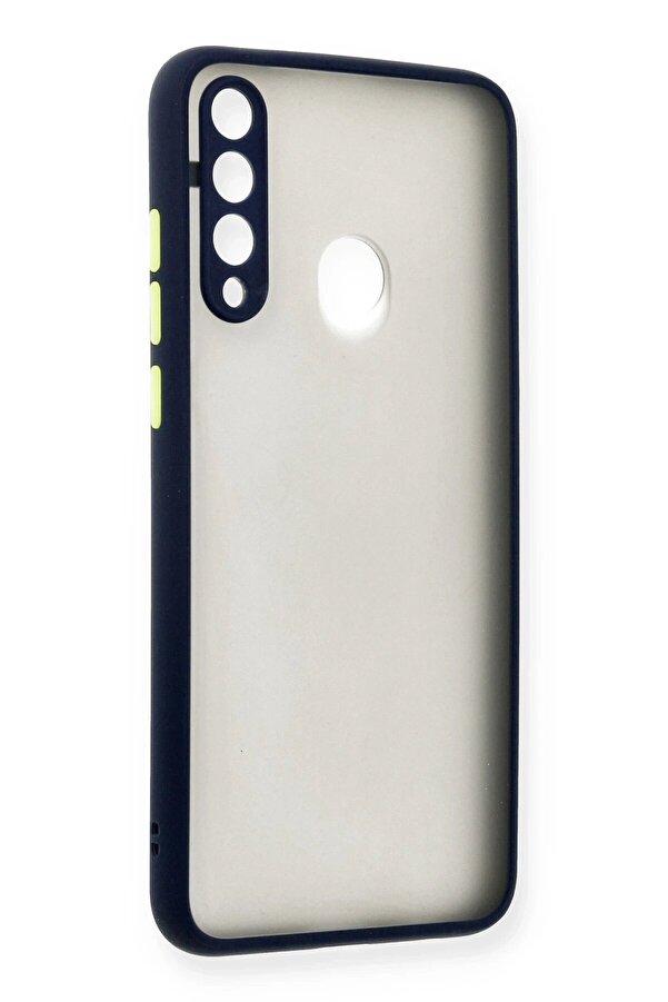 Huawei̇ Y6P Kılıf Montreal Si̇li̇kon Kapak - Laci̇vert - Dropx6767-8128