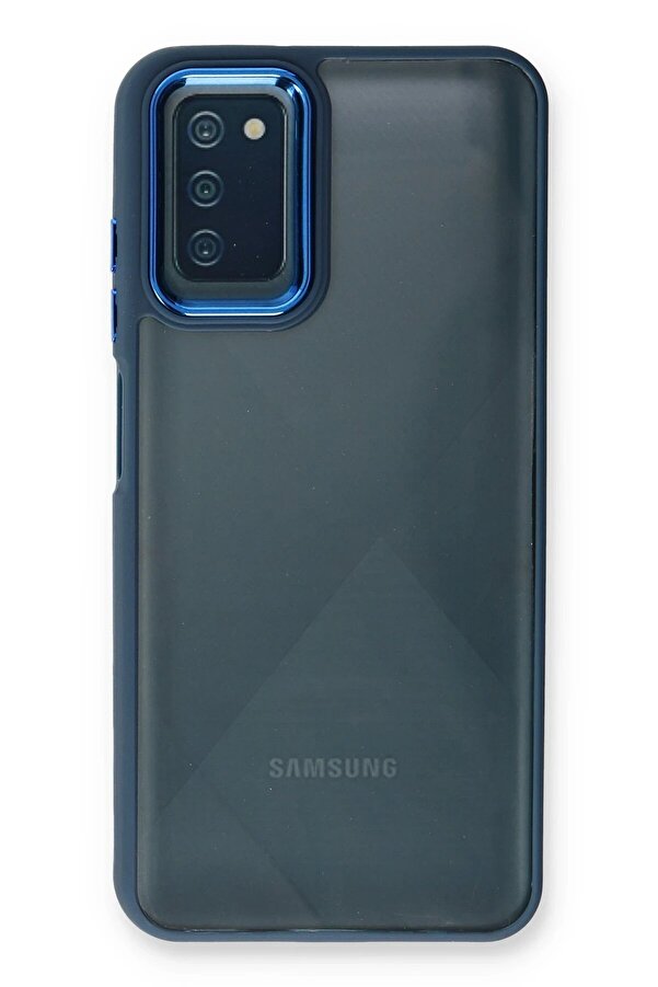 Samsung Galaxy A03S Kılıf Dora Kapak - Mavi̇ - Dropx6654-6936