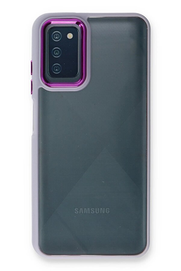 Samsung Galaxy A03S Kılıf Dora Kapak - Li̇la - Dropx3850-4429