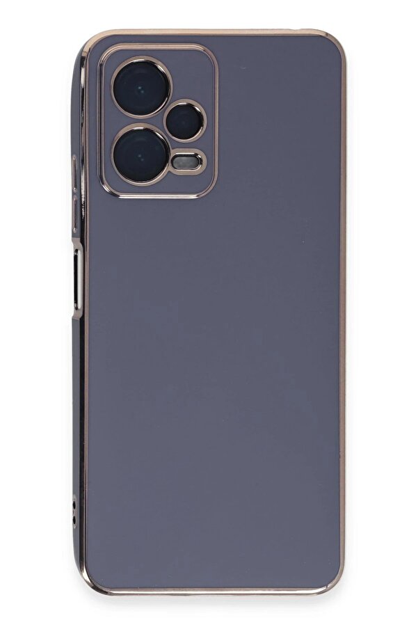 Xi̇aomi̇ Redmi̇ Note 12 Pro 5G Kılıf Volet Si̇li̇kon - Mavi̇ - Dropx1781-5917