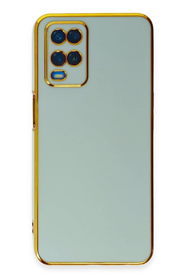 Oppo A54 4G Kılıf Volet Si̇li̇kon - Açık Yeşi̇l - Dropx3844-7781