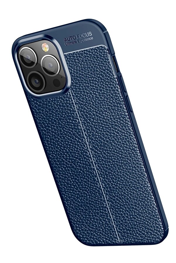 İphone 15 Pro Kılıf Auto Focus Kapak - Laci̇vert - Dropx3313-9056