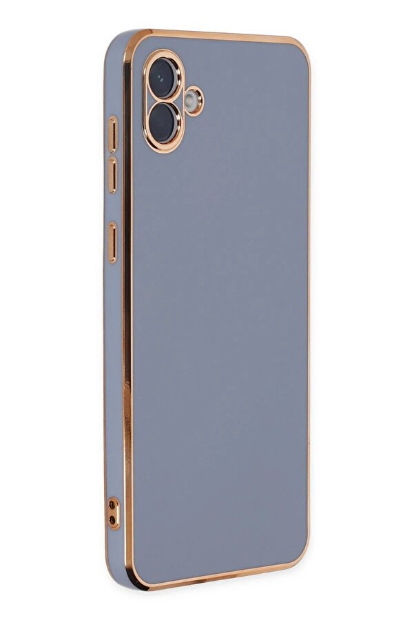 Samsung Galaxy A04 Kılıf Volet Si̇li̇kon - Mavi̇ - Dropx3952-8348