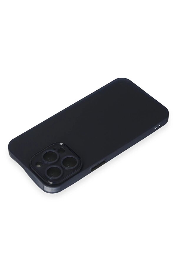 İphone 15 Pro Max Kılıf Si̇li̇kon - Laci̇vert - Dropx9176-5764