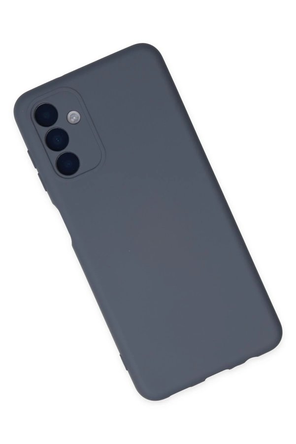 Samsung Galaxy A04S Kılıf Nano İçi̇ Kadi̇fe Si̇li̇kon - Gri̇ - Dropx5541-7392