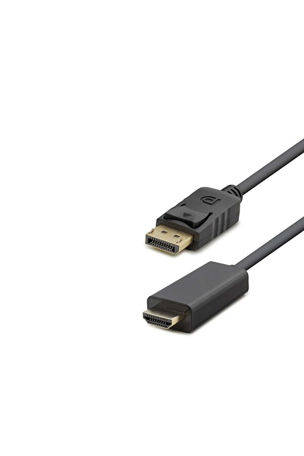 Evi̇mdeyokyok Di̇splayport To Hdmı Görüntü Kablosu 4K 30 Hz 1.8 M Si̇yah Hdx7796