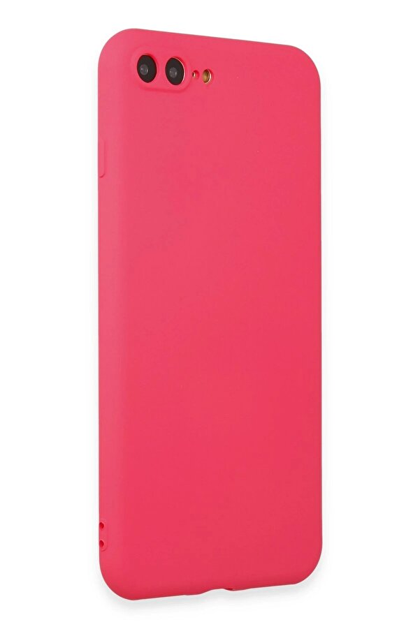 İphone 7 Plus Kılıf Fi̇rst Si̇li̇kon - Pembe - Dropx4366-3629