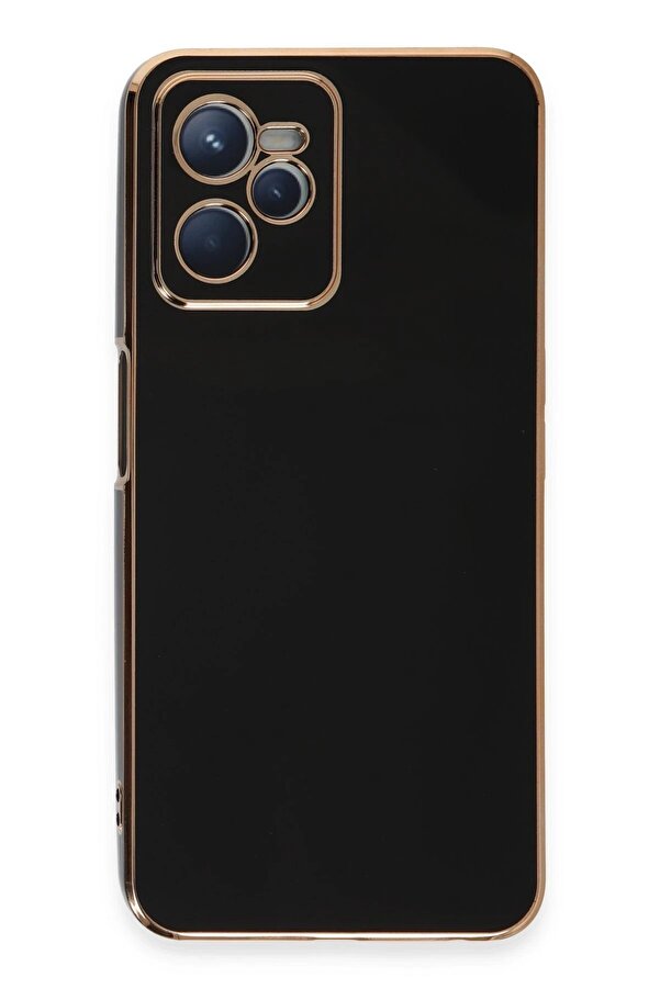 Realme C35 Kılıf Volet Si̇li̇kon - Si̇yah - Dropx4344-3860