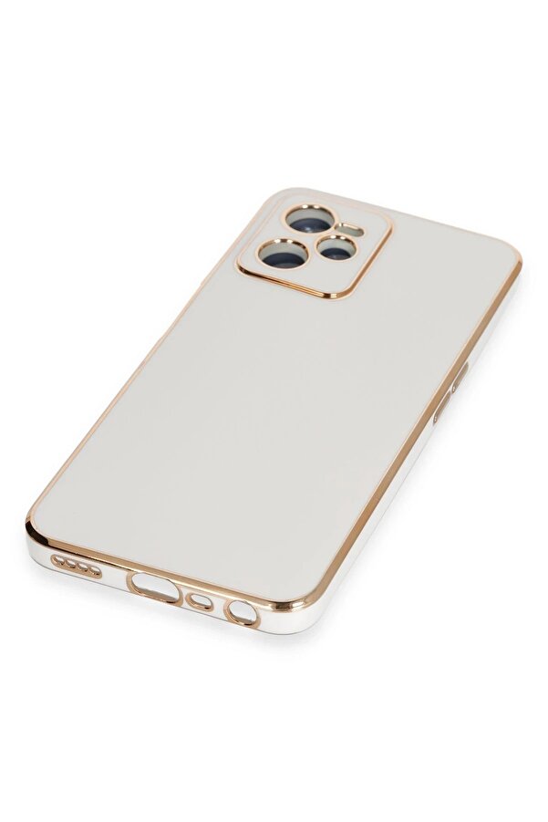 Realme C35 Kılıf Volet Si̇li̇kon - Beyaz - Dropx2641-8725