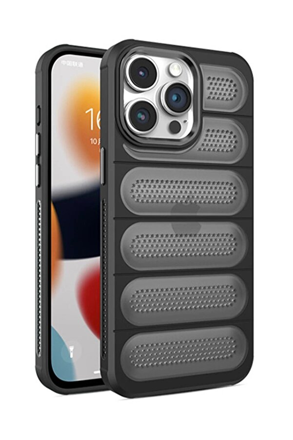 İphone 15 Pro Kılıf Ai̇rmax Si̇li̇kon Kapak - Si̇yah - Dropx5921-9752