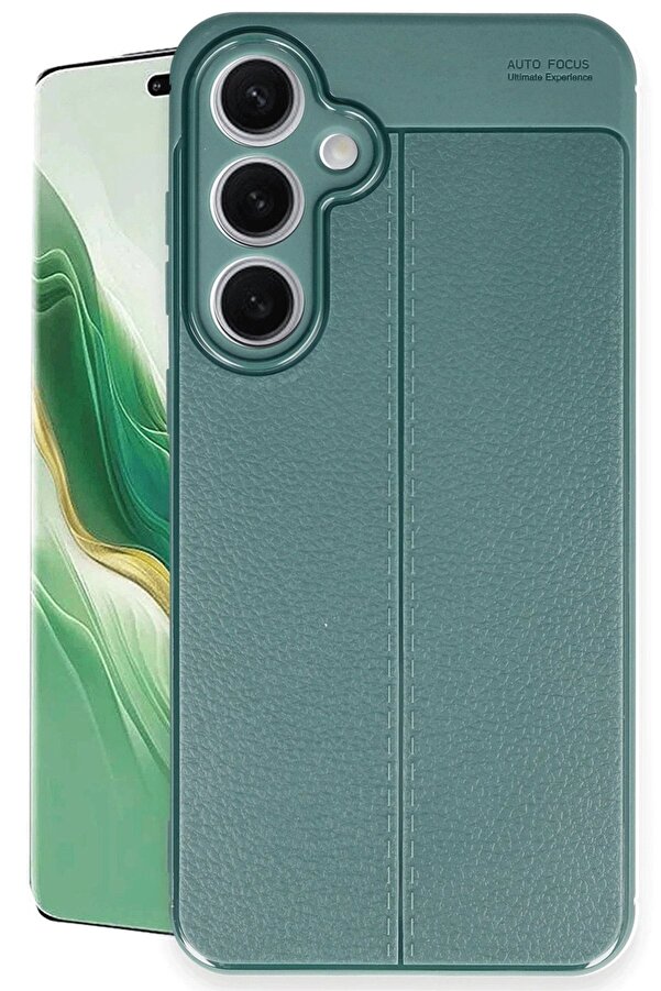 Samsung Galaxy S24 Fe Kılıf Auto Focus Kapak - Koyu Yeşi̇l - Dropx2848-7792