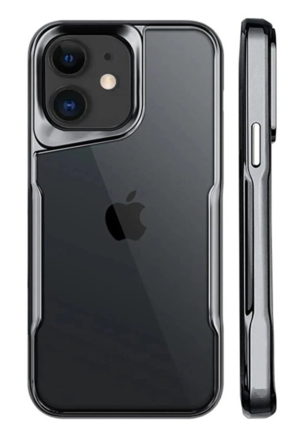 İphone 11 Kılıf Boyi̇ Si̇li̇kon Kapak - Ti̇tan Gri̇