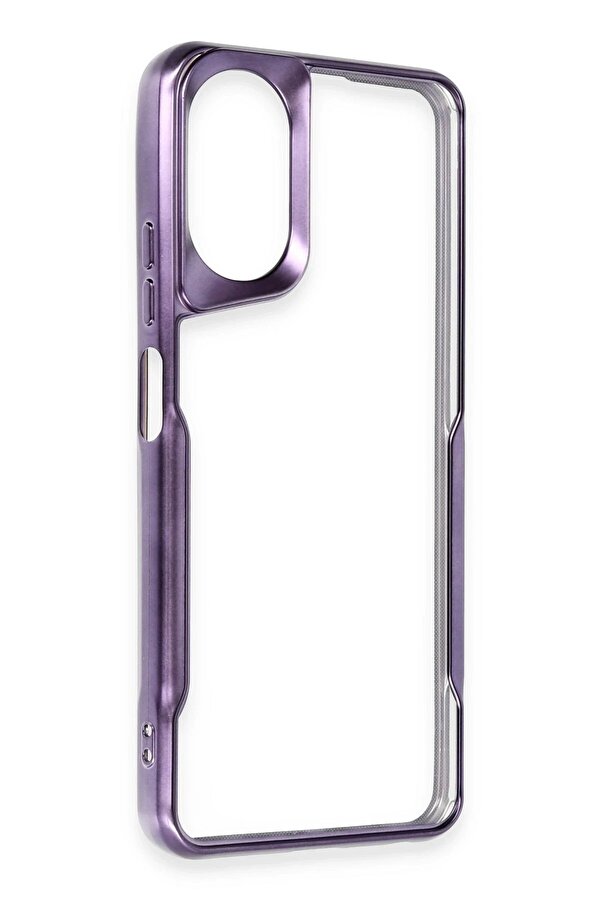 Oppo A38 Kılıf Boyi̇ Si̇li̇kon Kapak - Deri̇n Mor - Dropx3476-5620