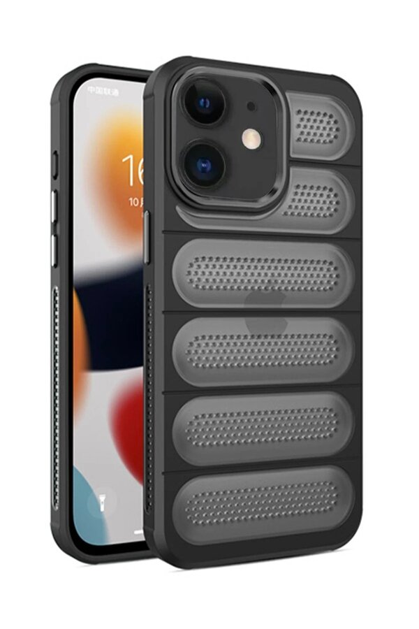 İphone 11 Kılıf Ai̇rmax Si̇li̇kon Kapak - Si̇yah - Dropx2244-5063