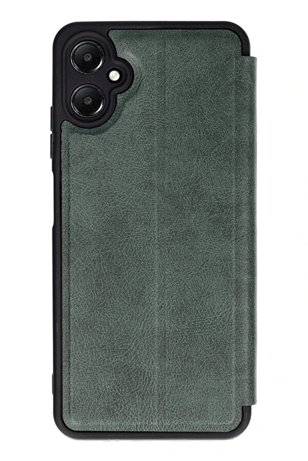 Samsung Galaxy A05 Kılıf Fli̇p Cover - Koyu Yeşi̇l - Dropx4505-1444