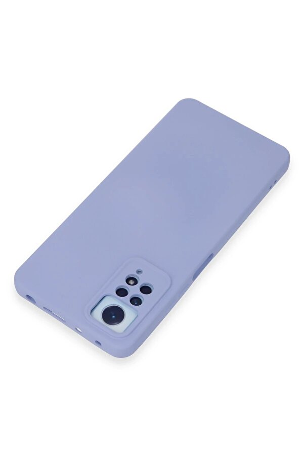 Xi̇aomi̇ Redmi̇ Note 12 Pro 4G Kılıf Nano İçi̇ Kadi̇fe Si̇li̇kon - Li̇la - Dropx4160-7581