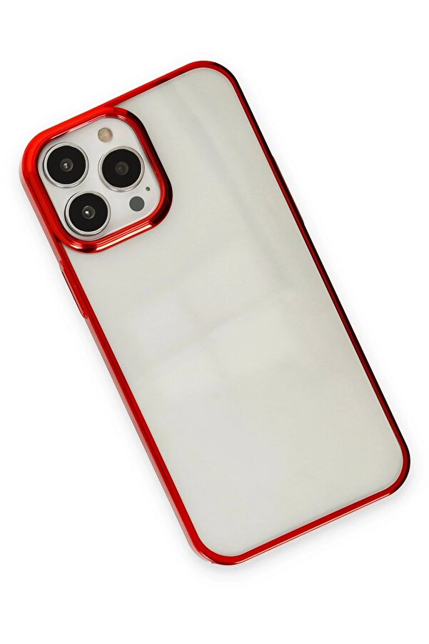 İphone 13 Pro Max Kılıf Element Si̇li̇kon - Kırmızı - Dropx8724-3949