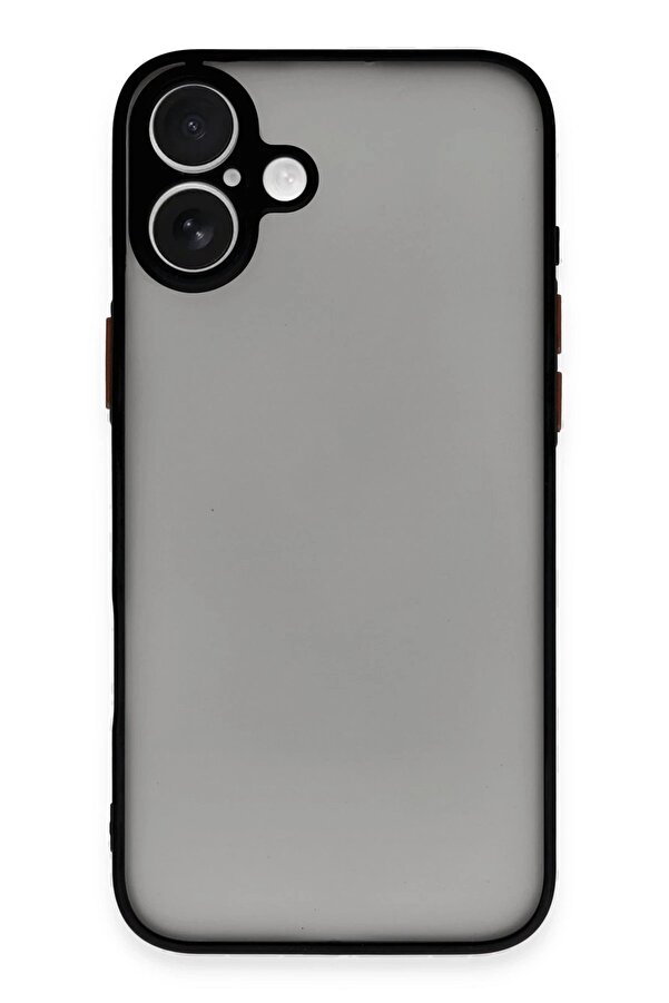 İphone 16 Kılıf Montreal Si̇li̇kon Kapak - Si̇yah - Dropx8561-2841