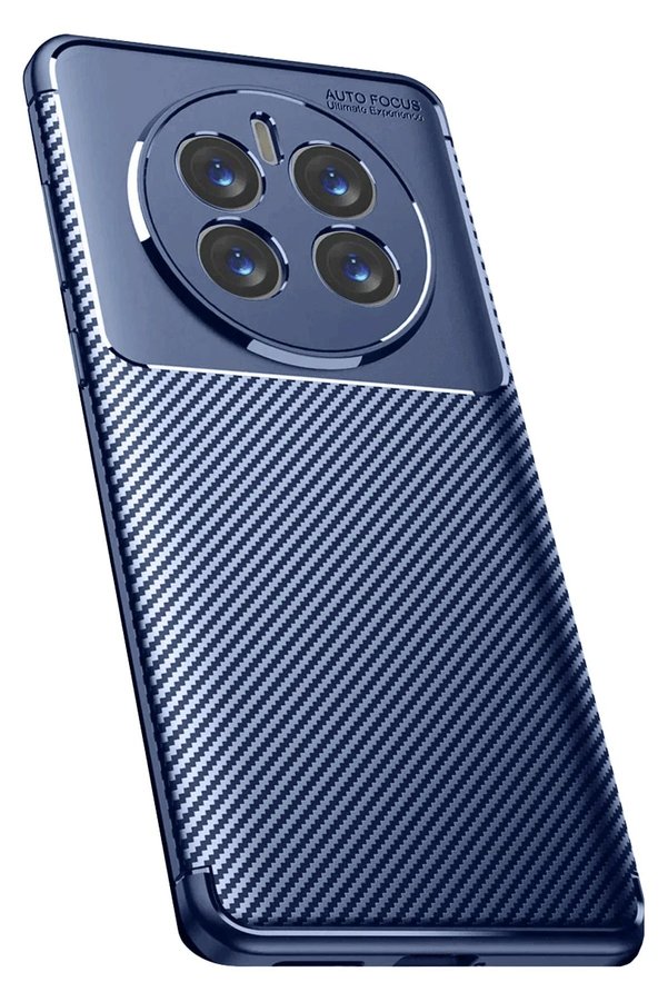 CepteToptan Realme 12 Pro Plus Kılıf Auto Focus Karbon Kapak - Lacivert - DROPX1684-3462
