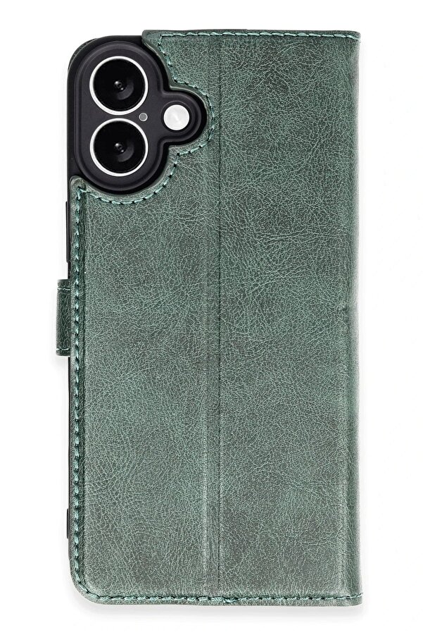 İphone 16 Plus Kılıf Trend S Plus Kapaklı Kılıf - Yeşi̇l - Dropx5117-6174
