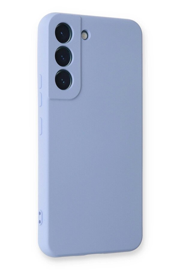 Samsung Galaxy S22 Plus Kılıf Nano İçi̇ Kadi̇fe Si̇li̇kon - Li̇la - Dropx6694-7190