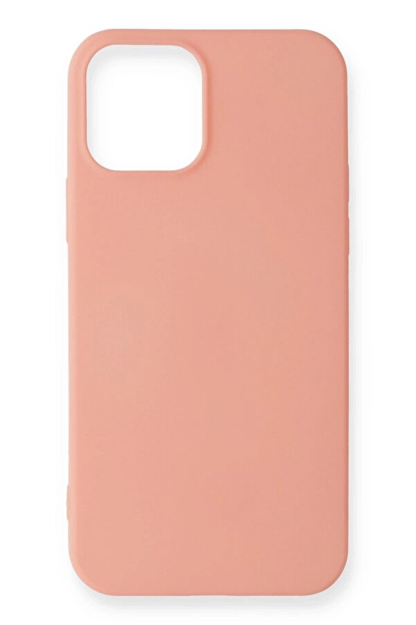 İphone 12 Mi̇ni̇ Kılıf Fi̇rst Si̇li̇kon - Pudra - Dropx3709-7661