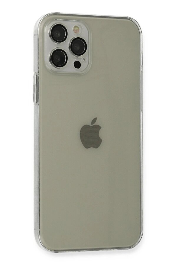 İphone 12 Pro Max Kılıf Fly Lens Si̇li̇kon - Şeffaf - Dropx7935-9874