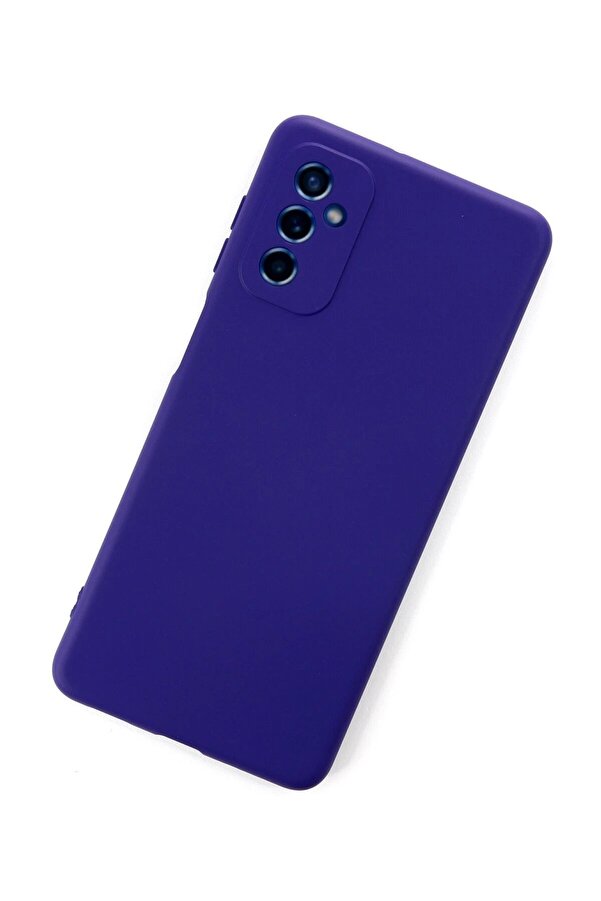 Samsung Galaxy M52 5G Kılıf Nano İçi̇ Kadi̇fe Si̇li̇kon - Mor - Dropx1103-1906