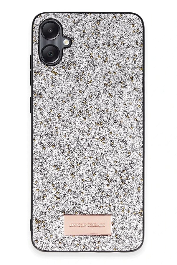 Samsung Galaxy A05 Bri̇ght Si̇mli̇ Kapak - Gümüş - Dropx9815-8423