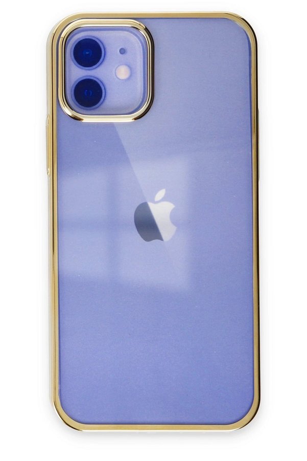 İphone 12 Kılıf Element Si̇li̇kon - Gold - Dropx2435-4850