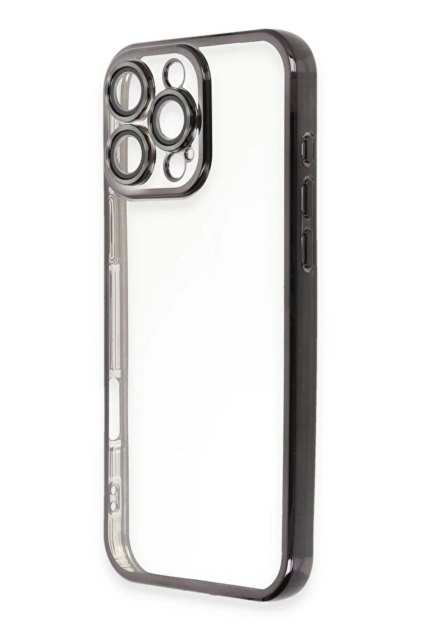 İphone 16 Pro Kılıf Lensli̇ Si̇li̇kon - Si̇yah - Dropx4672-7096