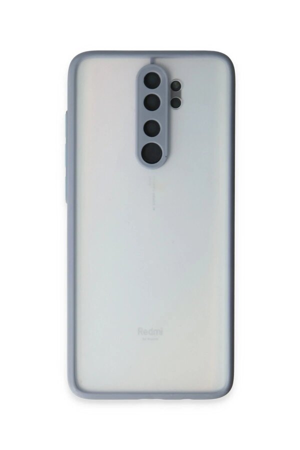 Xi̇aomi̇ Redmi̇ Note 8 Pro Kılıf Montreal Si̇li̇kon Kapak - Gri̇ - Dropx9796-6929