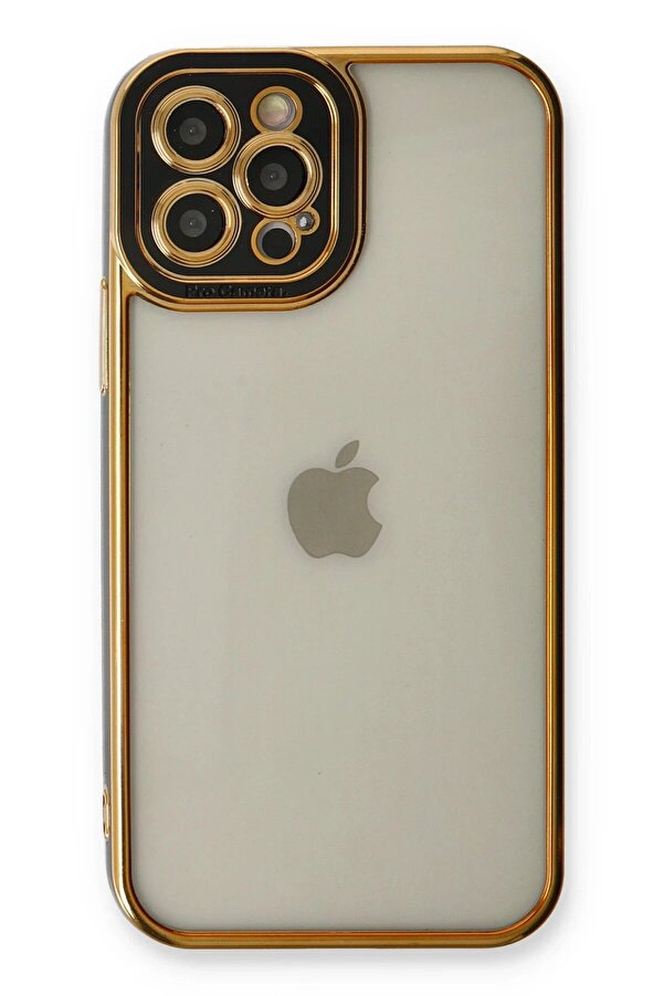 İphone 12 Pro Max Kılıf Li̇va Lens Si̇li̇kon - Si̇yah - Dropx9212-6021