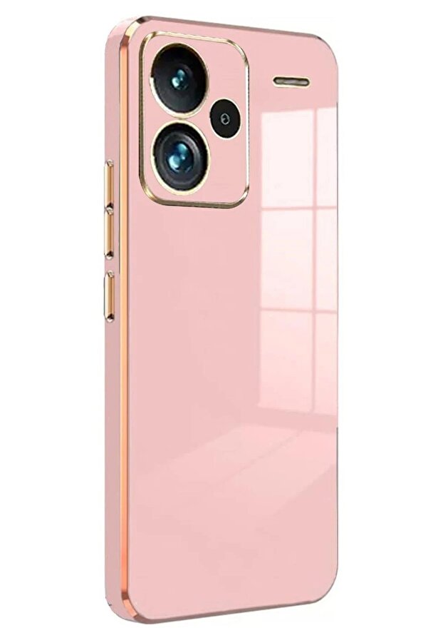 Xi̇aomi̇ Redmi̇ Note 13 Pro Plus Kılıf Volet Si̇li̇kon - Pembe - Dropx5225-8045